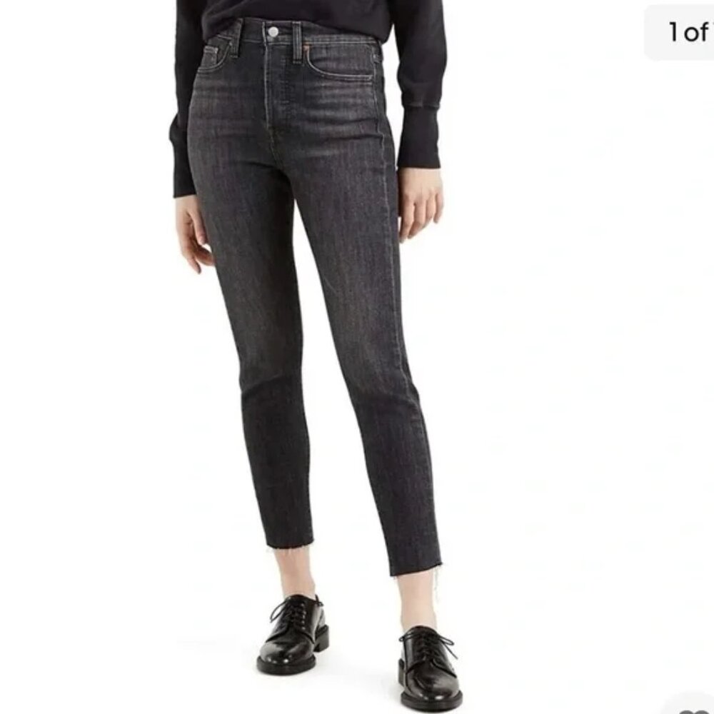Levi's Women's Wedgie Skinny Jeans, Ravens Wing, 32 (US 14)